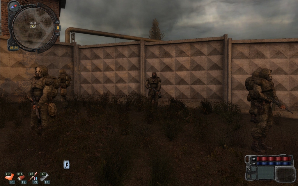 Meet the stalkers outside the Ranger Station (Click image or link to go back)